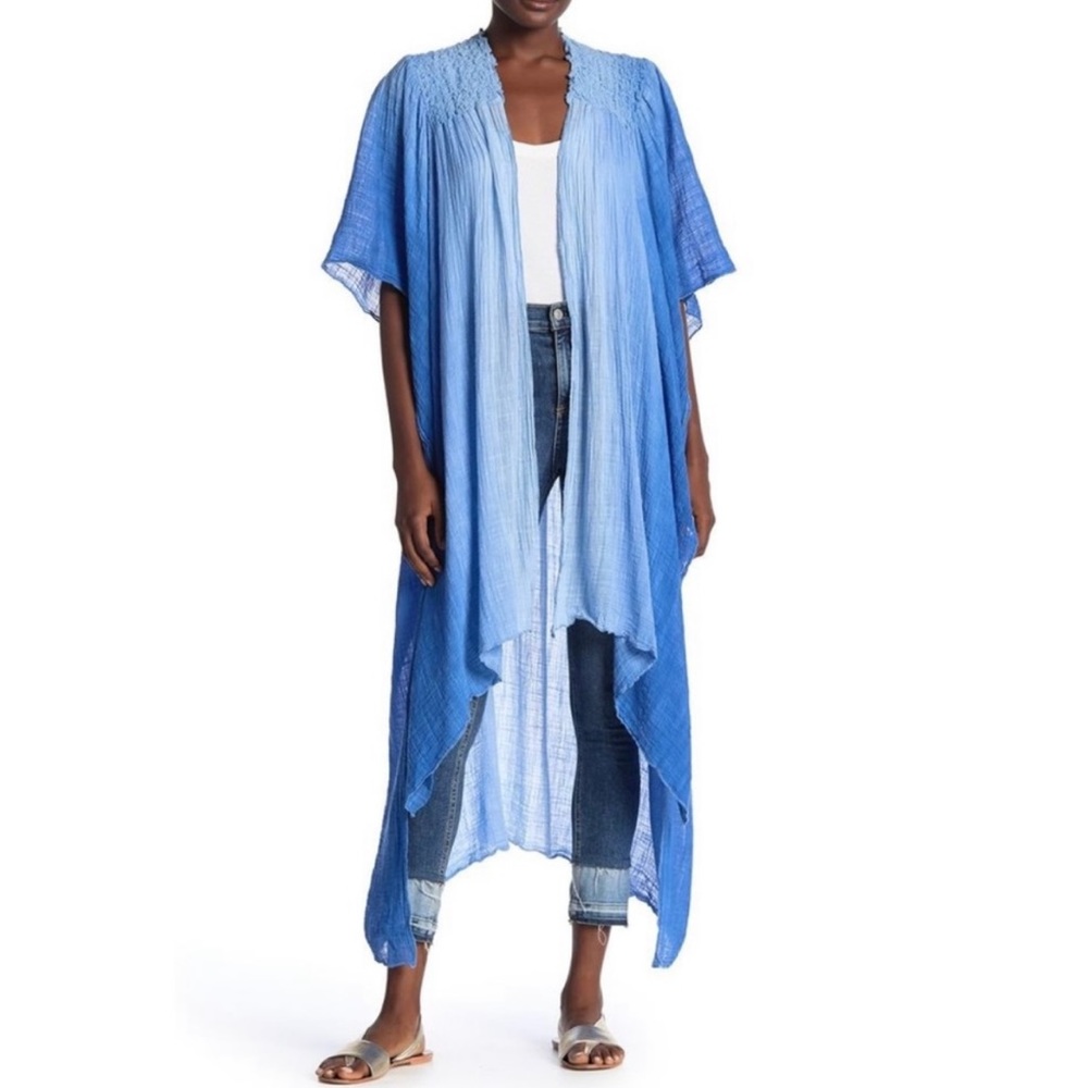 Free People Angelica Ombre Dip Dye Kimono